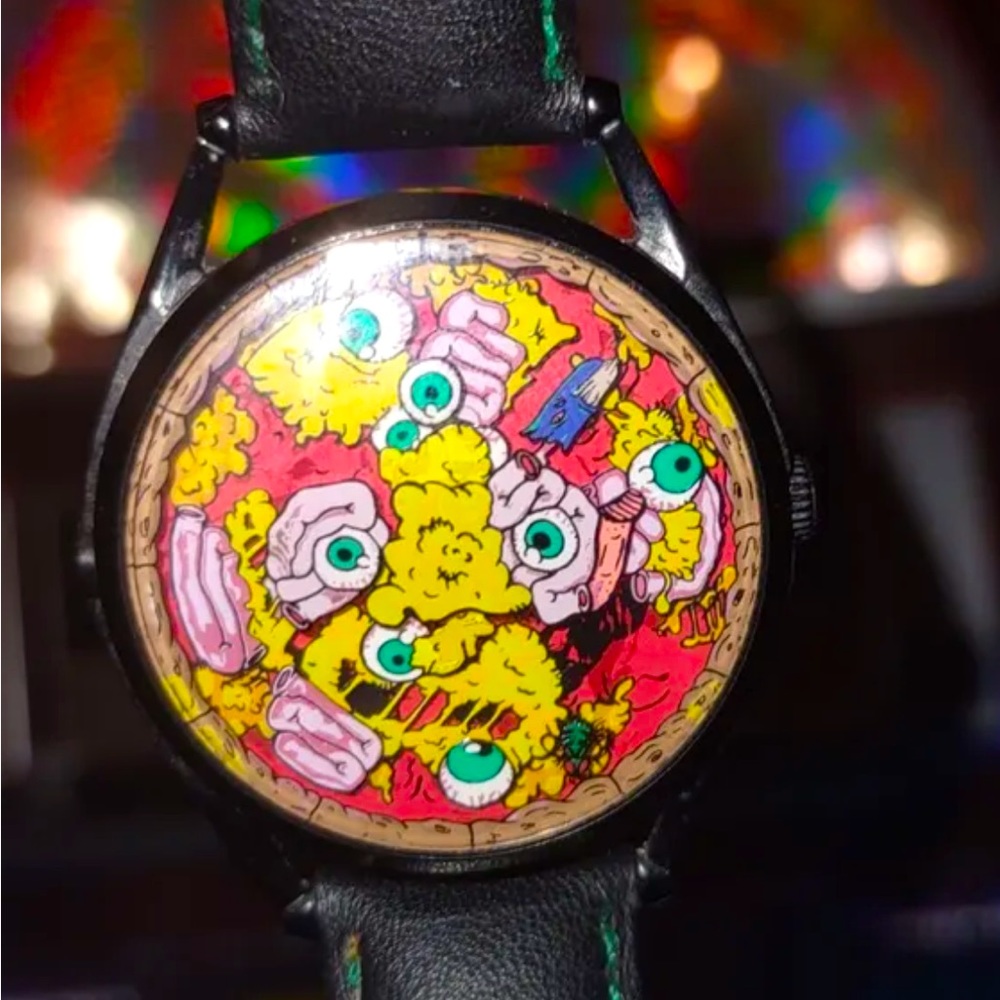 Mr Jones Watch “THE ZOMBIE PIZZA" Limited Edition! ONLY 100 EVER MADE!